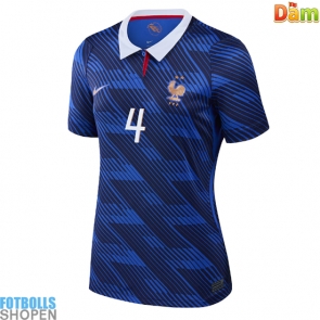 Billiga Frankrike Dayot Upamecano #4 Hemmatröja Dam VM 2026 Kortärmad